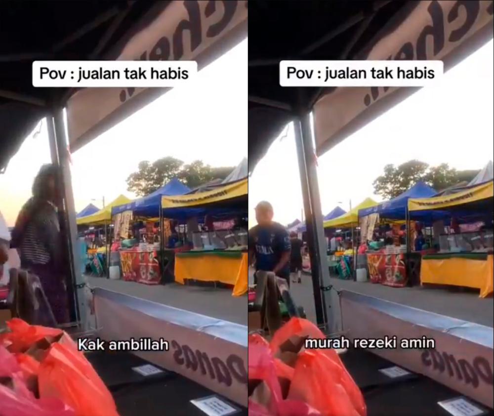 Bazaar food vendor spotted giving out unsold food for free
