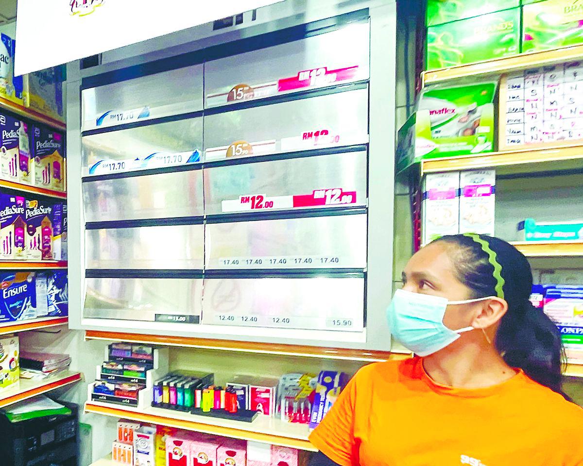 While some retailers have complied, vape and tobacco products are still visible at many outlets. – Adib Rahwi Yahya/theSun