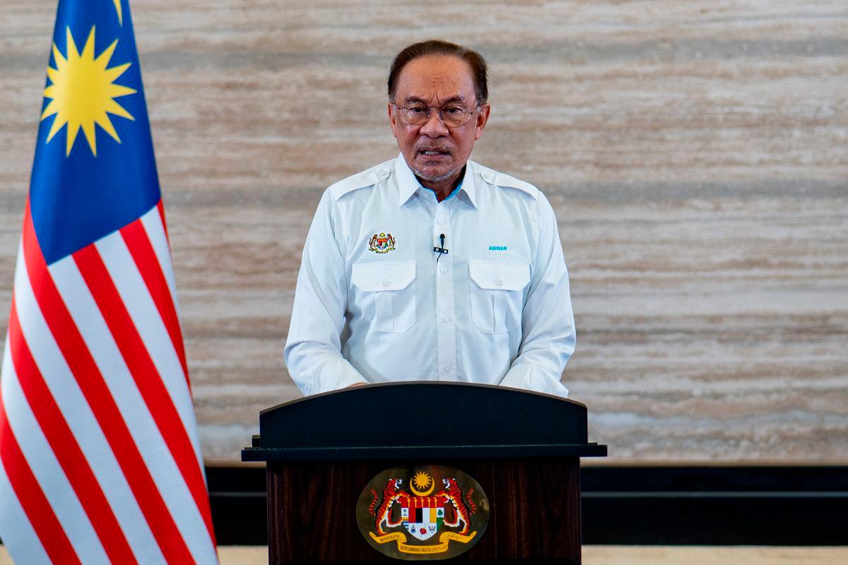 Prime Minister, Datuk Seri Anwar Ibrahim, during the announcement of a special appreciation in conjunction with Malaysia’s National Day in Putrajaya. 23 July 2025. Photo by PMO