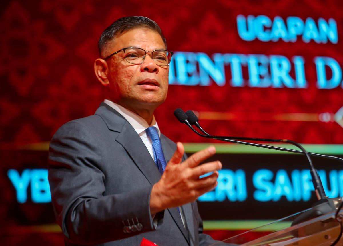 Home Minister Datuk Seri Saifuddin Nasution Ismail - Amirul Syafiq/theSun