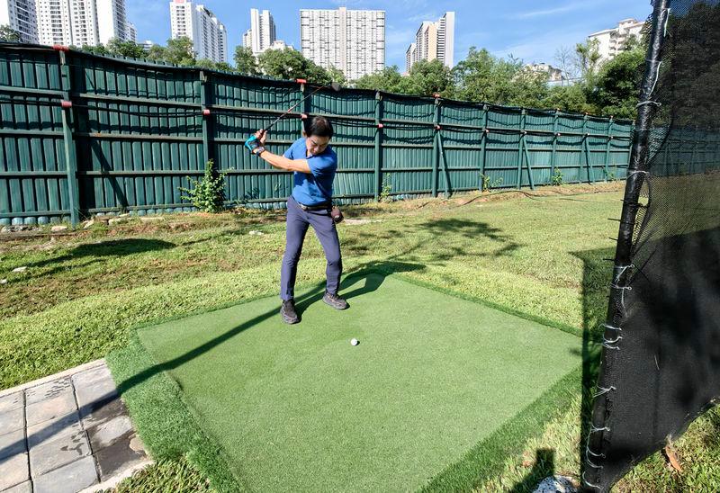 $!KLWC Hole-in-One Challenge officiated by KLWC managing director Datuk Dr. Colin Lee.