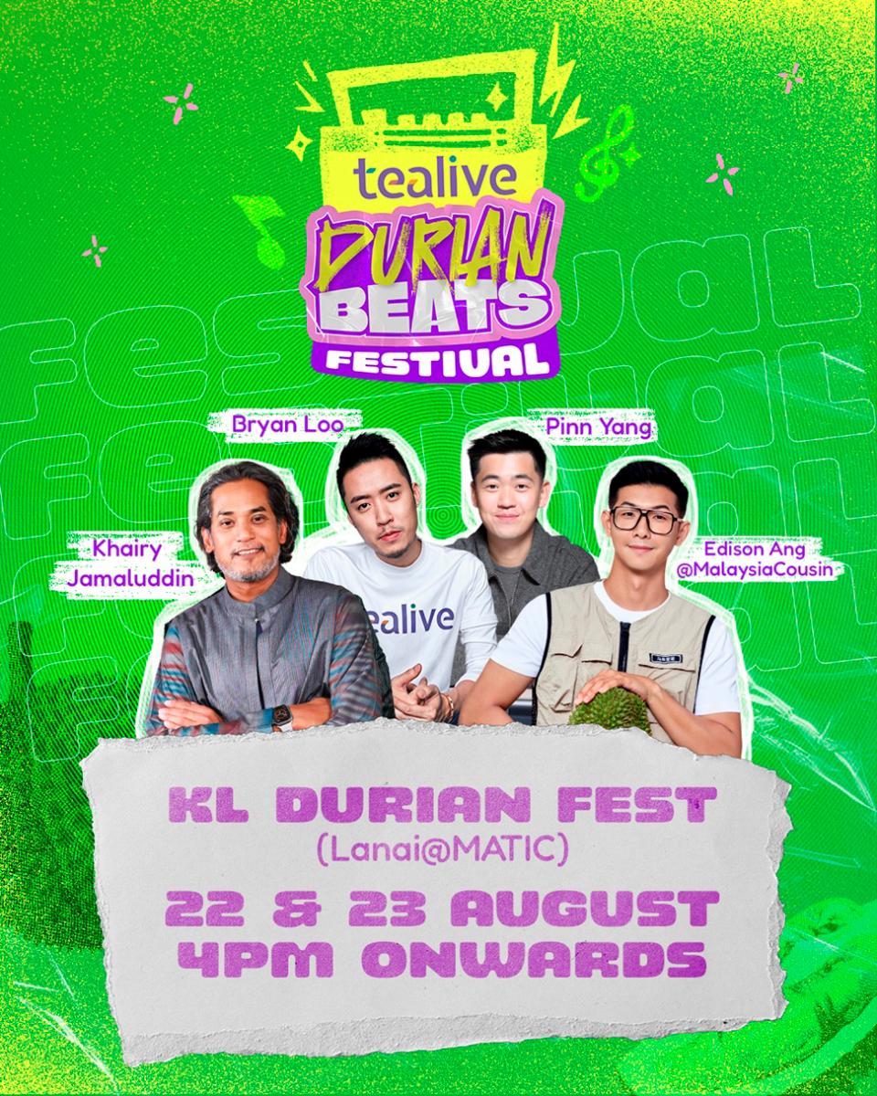 Tealive unites Malaysians with iconic durian drinks