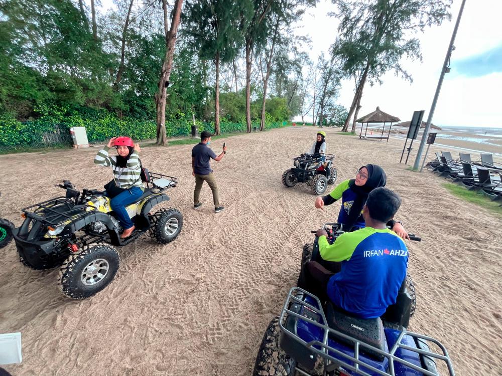 Visitors can also embark on ATV rides available in Avani Sepang. $!Visitors can also embark on ATV rides available in Avani Sepang.