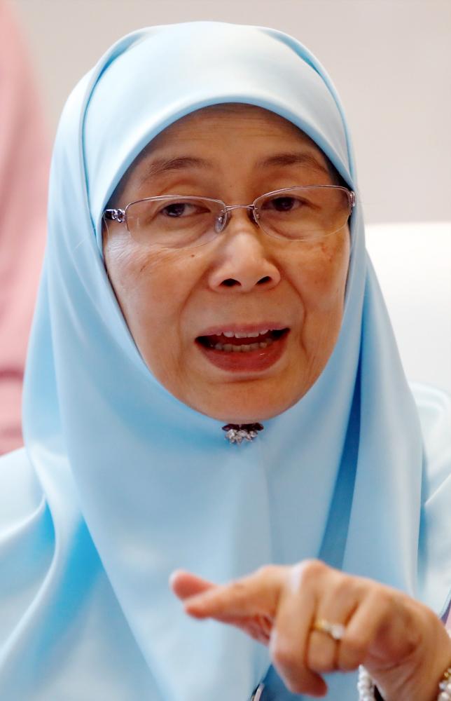 Deputy Prime Minister Datuk Seri Dr Wan Azizah Wan Ismail.