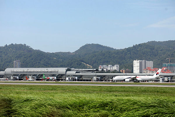 Filepix shows the Penang International Airport.