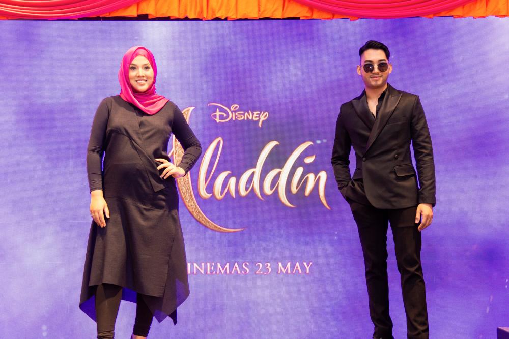 Shila and Hael were more than ready for the challenge of providing both speaking and singing voices in Bahasa Malaysia for Princess Jasmine and Aladdin for the live-action remake of Disney’s Aladdin. - Walt Disney Pictures