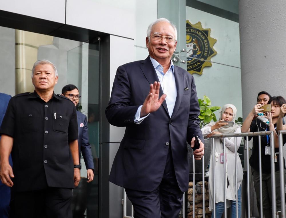 Former Barisan Nasional (BN) chairman Datuk Seri Najib Abdul Razak