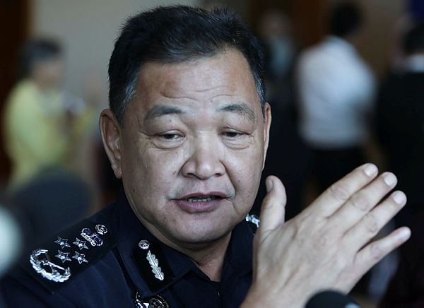 Filepix taken on July 23 shows Malaysian Inspector General of Police Datuk Seri Hamid Bador — Sunpix by Norman Hiu