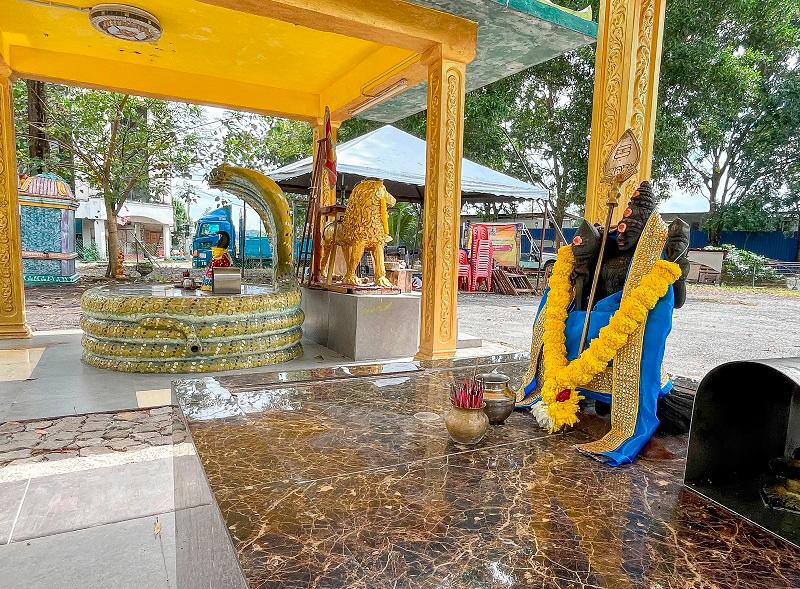 Vinayagamurthi said among others, Hindus visit temples for Shiva abhishekam, which is the pouring of milk and other sacred substances on the statue of the diety while chanting mantras. - AMIRUL SYAFIQ/THESUN