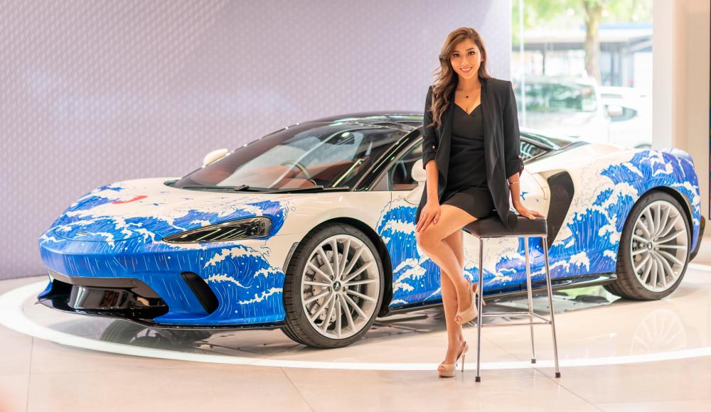 Getting to paint on a McLaren is a career highlight for Chan. – ALL PICS COURTESY OF CHAN KARWAI