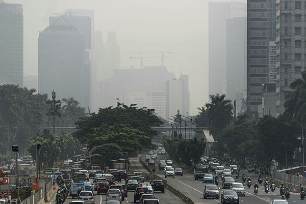 Downtown Jakarta. — AFP