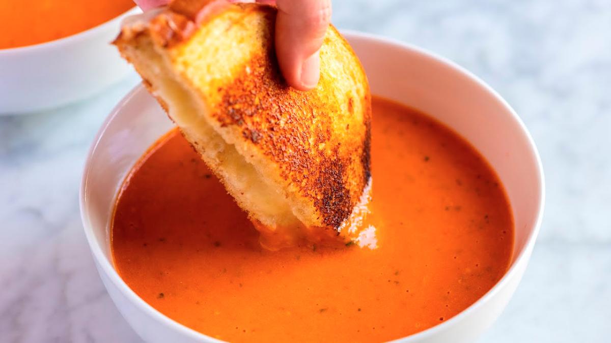 Smoky tomato soup that brings comfort and warmth with every spoonful. – PIC FROM YOUTUBE @INSPIRED TASTE $!Smoky tomato soup that brings comfort and warmth with every spoonful. – PIC FROM YOUTUBE @INSPIRED TASTE