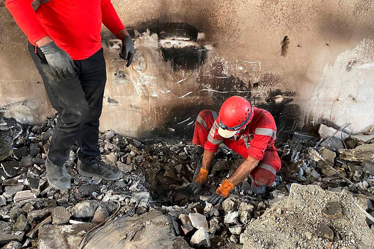 (Photo by IRANIAN RED CRESCENT / AFP)