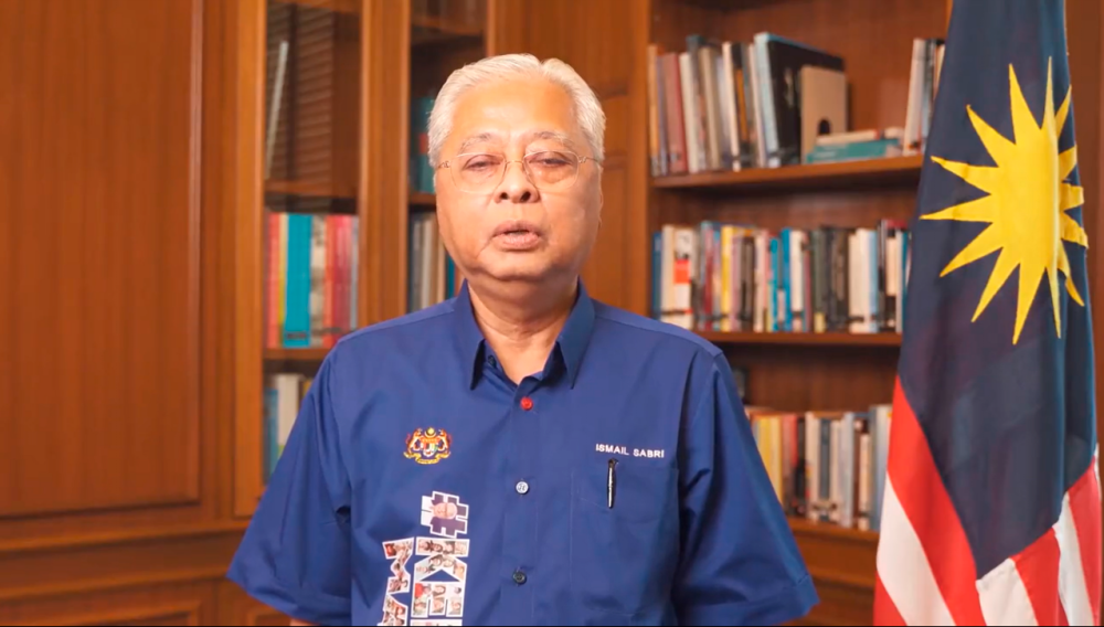 Screengrab from Prime Minister Datuk Seri Ismail Sabri Yaakob Thaipusam’s greetings video on @bernamadotcom Twitter.