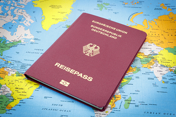 The German reisepass is the European passport that offers the widest choice of visa-free destinations. © johannes86 / Istock.com