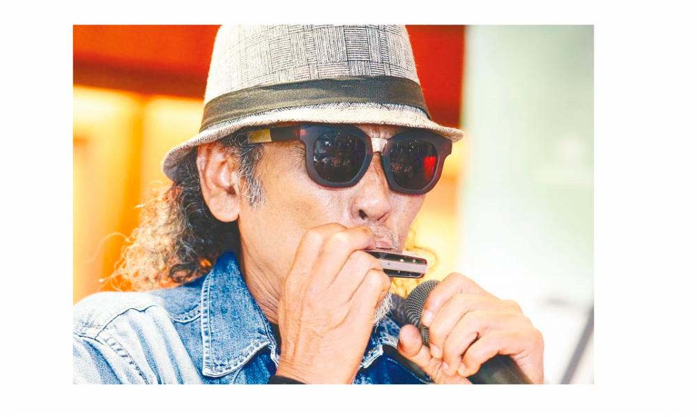 TRUE BLUE ... Filepic of ‘80s band Blues Gang vocalist, Ito, who spoke to theSun recently about his journey as an artiste and his passion for music.