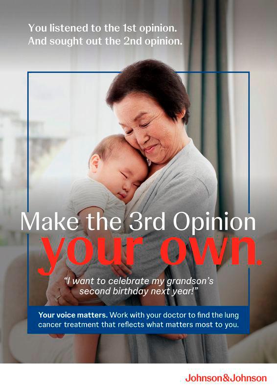 Johnson & Johnson launches The 3rd Opinion in Asia Pacific: a new term to elevate the patient voice in the lung cancer treatment journey $!Johnson & Johnson launches The 3rd Opinion in Asia Pacific: a new term to elevate the patient voice in the lung cancer treatment journey
