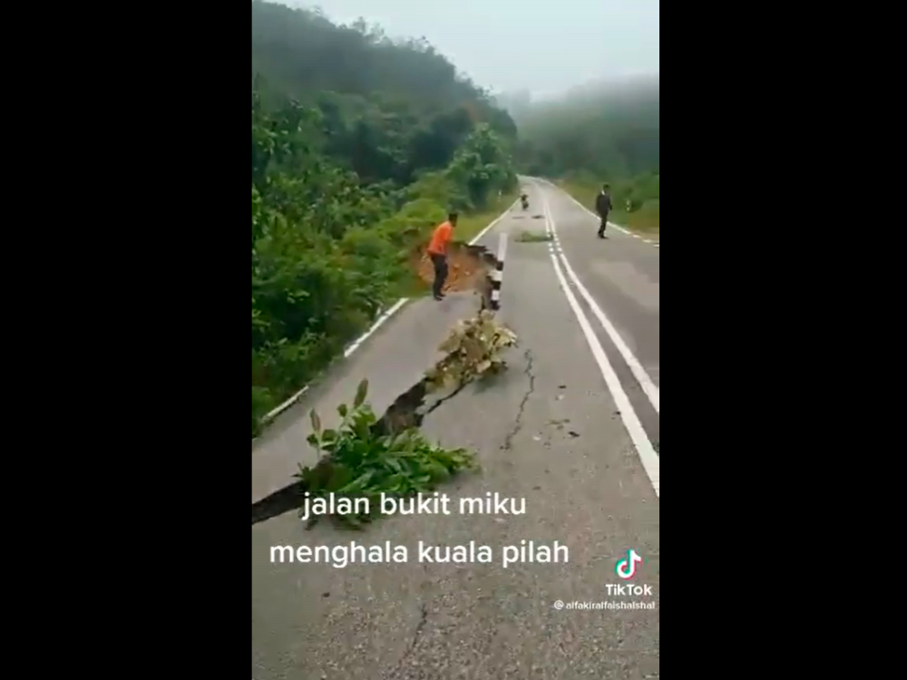 Screen grab of the viral video clip.