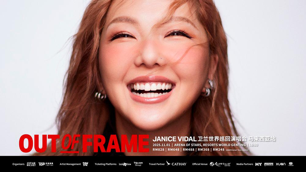 Vidal is set to make a return to the Malaysian stage with her new world tour Out of Frame.