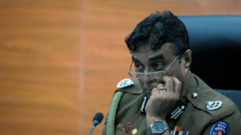 Sri Lanka police Inspector-General Pujith Jayasundara. — AFP