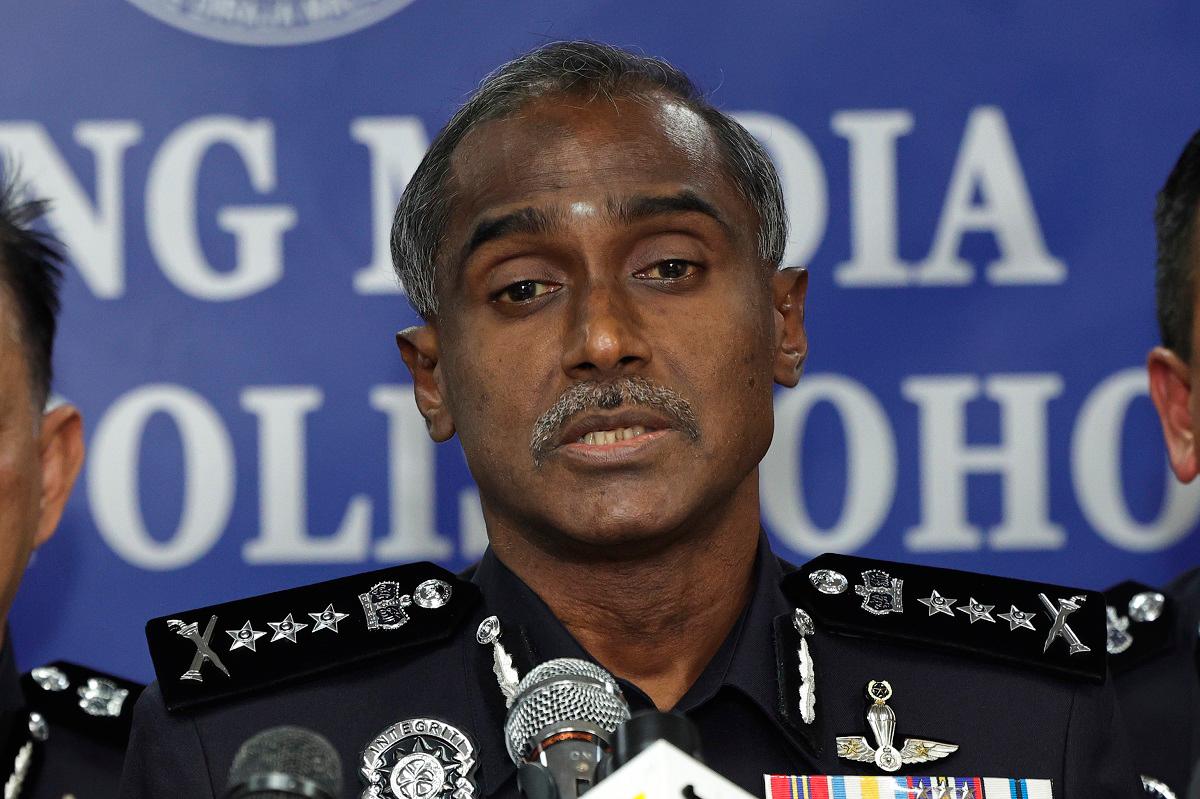 Ketua Polis Johor, CP Datuk M. Kumar. - fotoBERNAMA