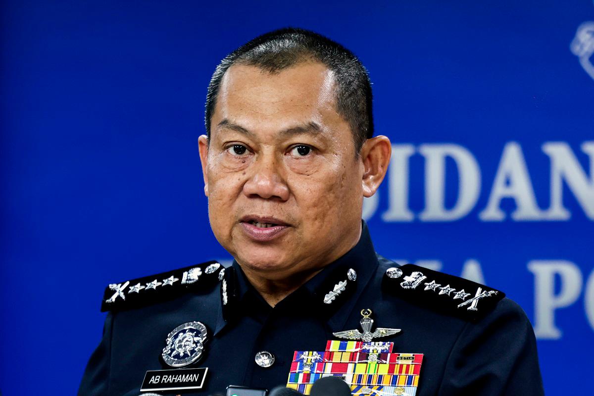Ketua Polis Johor Datuk Ab Rahaman Arsad. - fotoBERNAMA