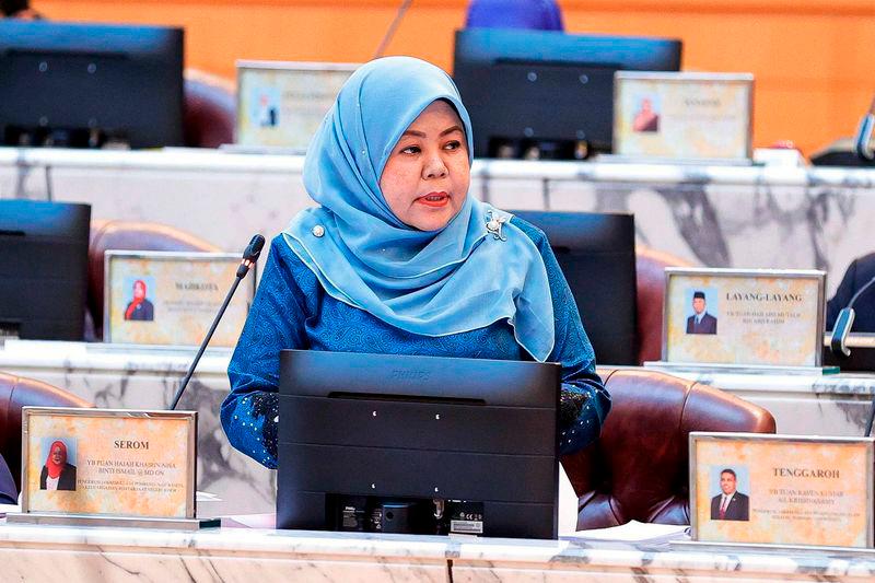 Pengerusi Jawatankuasa Pembangunan Wanita, Keluarga dan Masyarakat Johor Khairin-Nisa Ismail@Md On - fotoBERNAMA