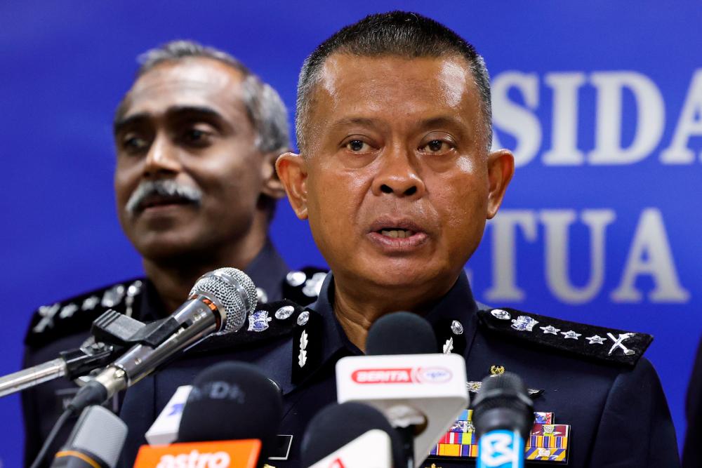 Johor police chief, Datuk Kamarul Zaman Mamat. - BERNAMAPIX