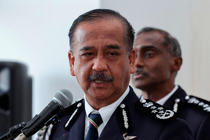 Ketua Polis Negara, Tan Sri Razarudin Husain. - fotoBERNAMA