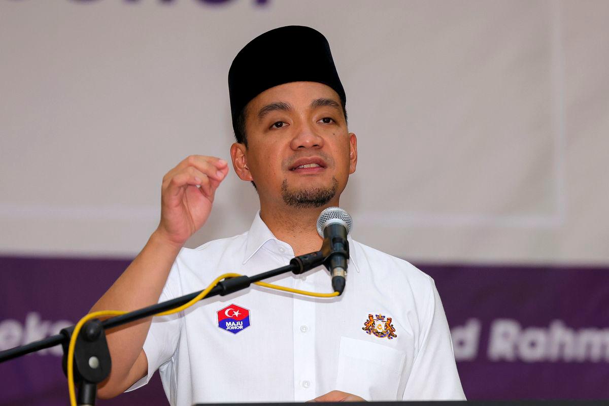 Menteri Besar Johor Datuk Onn Hafiz Ghazi - BERNAMA