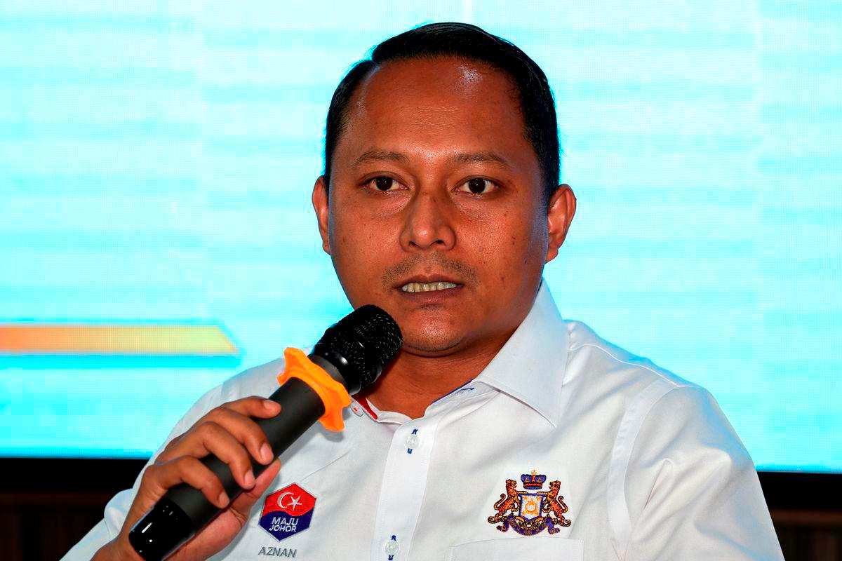 Pengerusi Jawatankuasa Pendidikan dan Penerangan Johor Aznan Tamin - BERNAMA