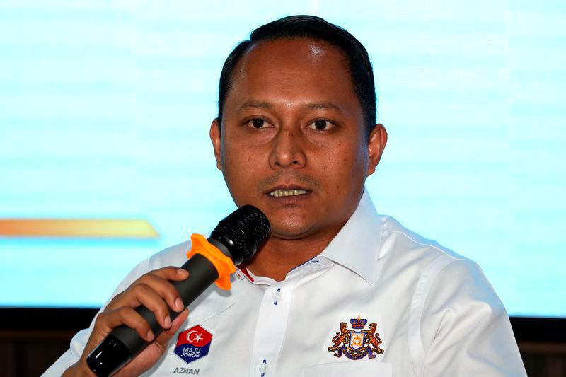 Johor Education and Information Committee chairman Aznan Tamin - BERNAMApix