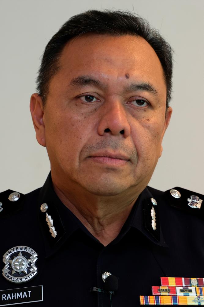 Iskandar Puteri District Police Chief, ACP Rahmat Ariffin. - BERNAMAPIX