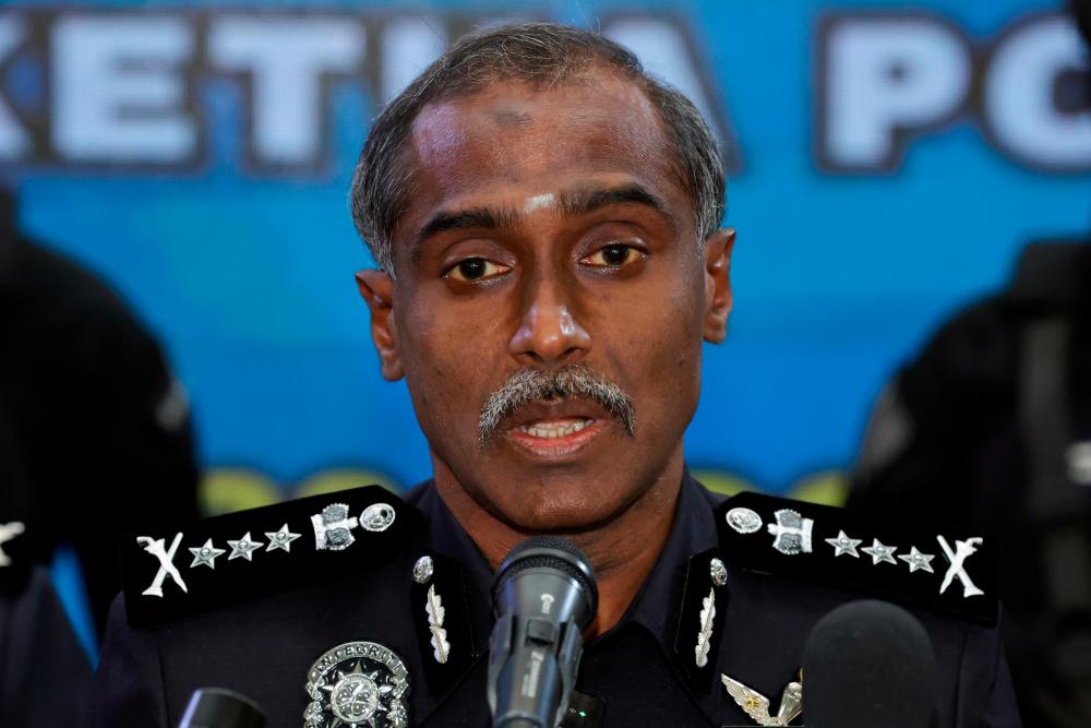 Johor police chief Datuk CP M. Kumar - BERNAMApix