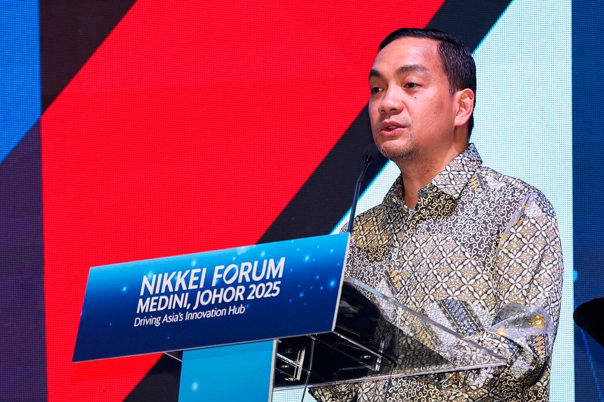 Johor Menteri Besar, Datuk Onn Hafiz Ghazi. - BERNAMApix