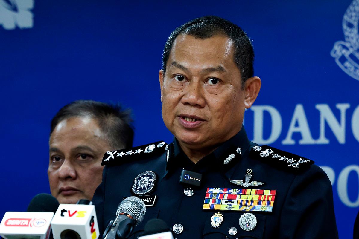 Ketua Polis Johor CP Ab Rahaman Arsad. - fotoBERNAMA