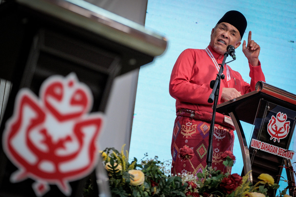 Umno president Datuk Seri Dr Ahmad Zahid Hamidi.. - BERNAMA