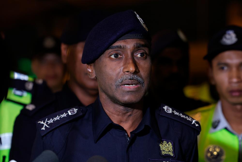 Johor police chief CP M Kumar. - BERNAMApix