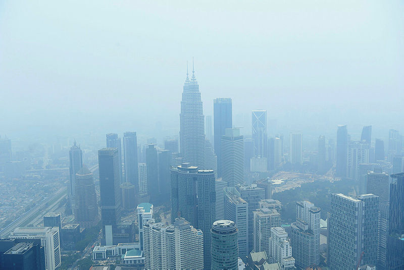 Aerial view of Kuala Lumpur, on Sept 12, 2019. — Bernama