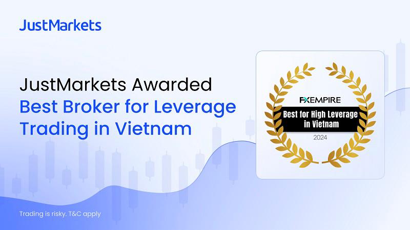 JustMarkets Awarded ‘Best Broker for Leverage Trading in Vietnam’