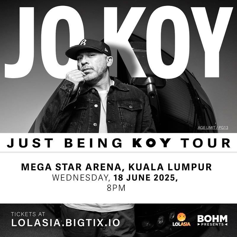 $!Just Being Koy Tour is set tickle Malaysians’ funny bones on June 18.