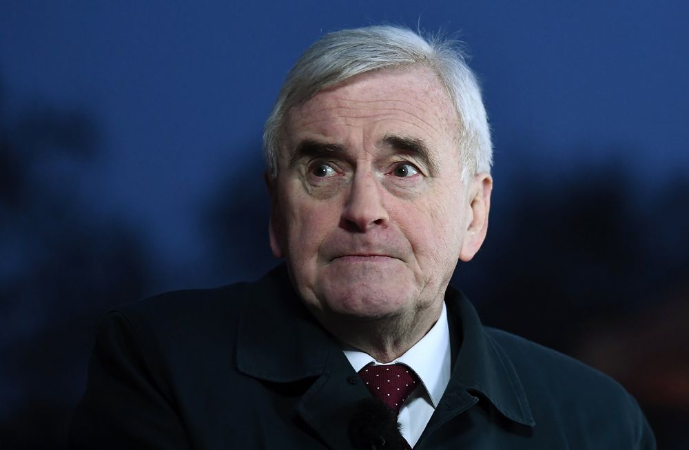 Britain’s Shadow Chancellor of the Exchequer John McDonnell speaks to the media, after the British parliament rejected Prime Minister Theresa May’s Brexit deal, in London, January 16, 2019. — Reuters