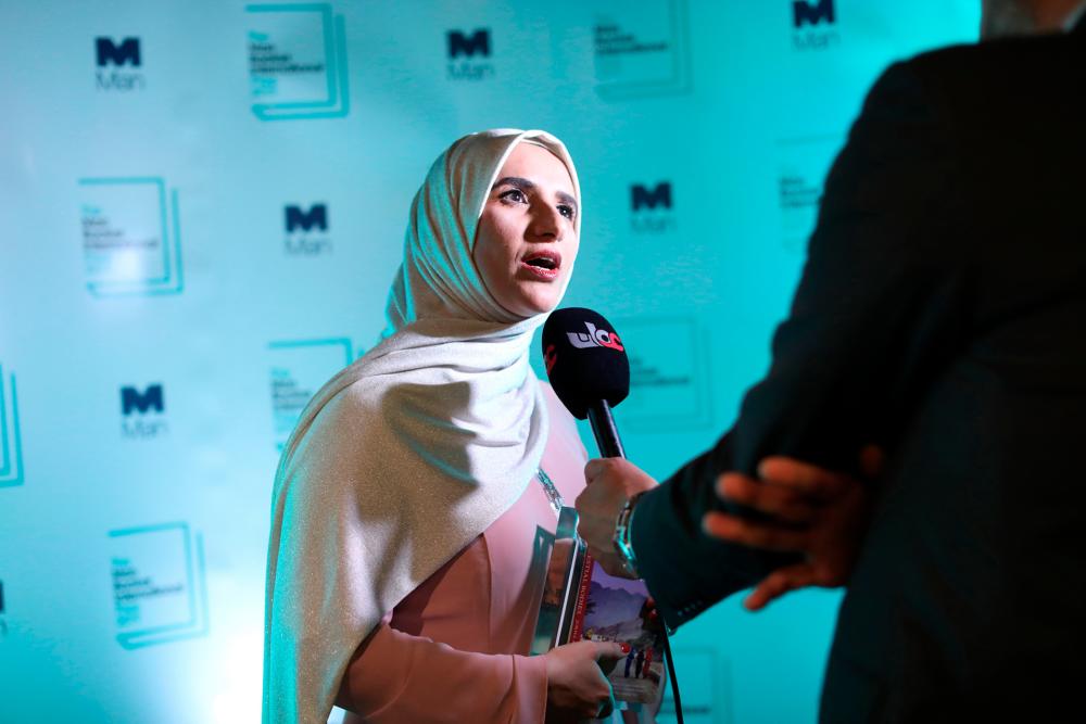 Jokha Alharthi on Tuesday became the first Arabic author to win the Man Booker International prize for her novel “Celestial Bodies” which reveals her Omani homeland’s post-colonial transformation. © Isabel INFANTES / AFP