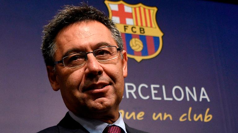 Barcelona president Bartomeu resigns after Messi row
