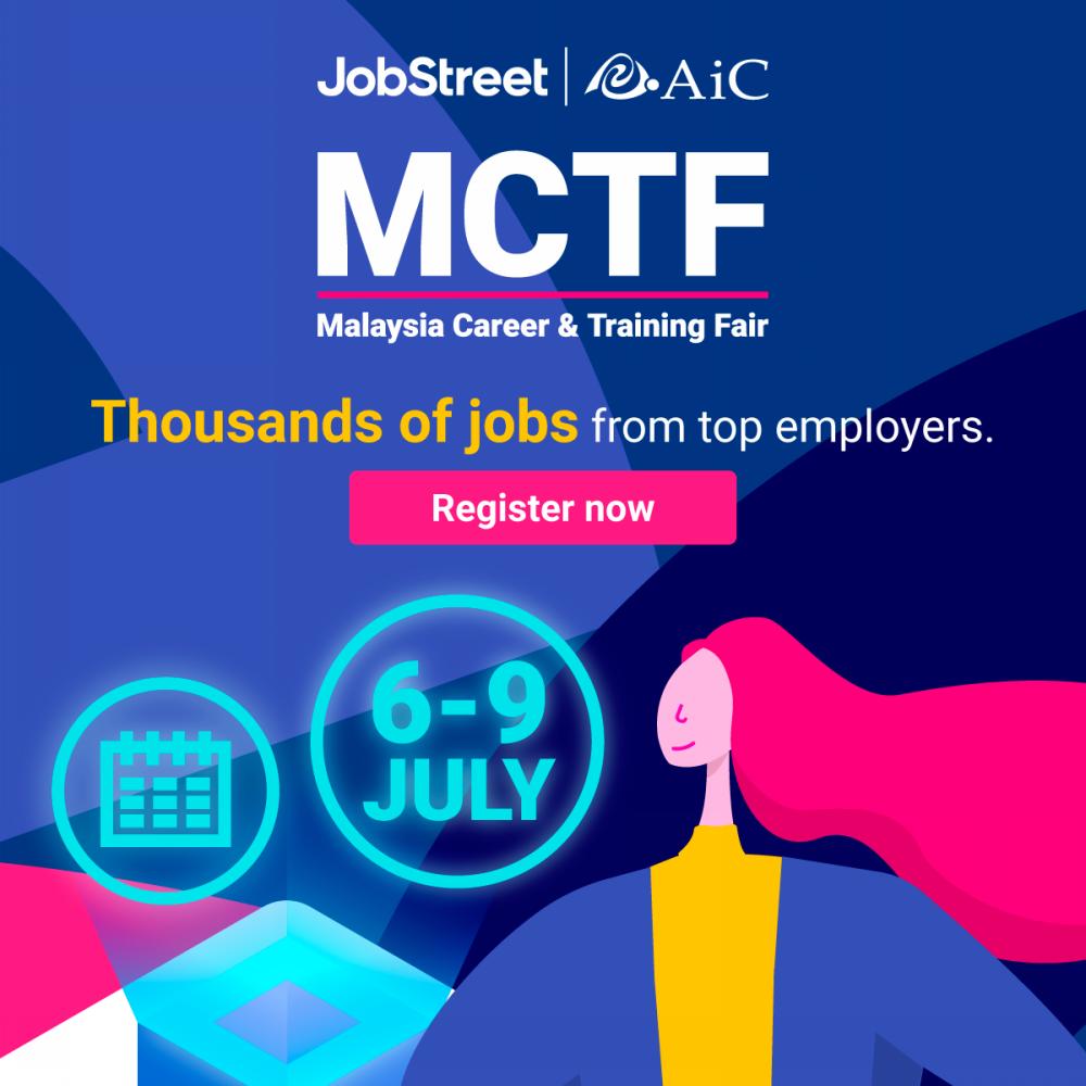 $!JobStreet’s much awaited Malaysia Career and Training Fair set for July 6 to 9, 2021