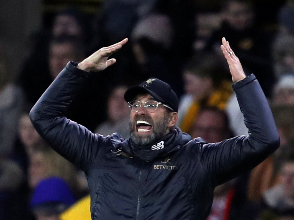 Juergen Klopp’s side sit four points clear at the top as they chase Liverpool’s first English title since 1990. ― Reuters