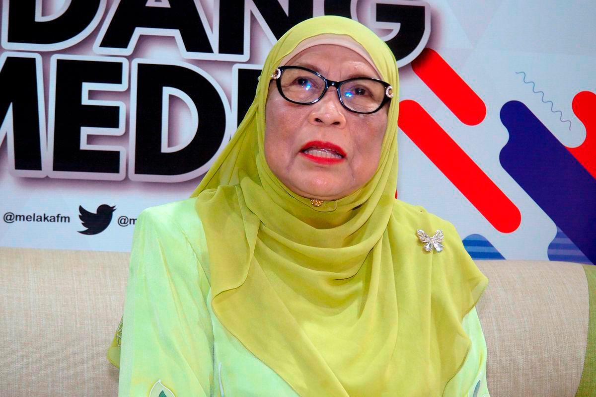 Exco Pembangunan Wanita, Keluarga dan Komuniti Melaka, Datuk Kalsom Nordin. - fotoBERNAMA