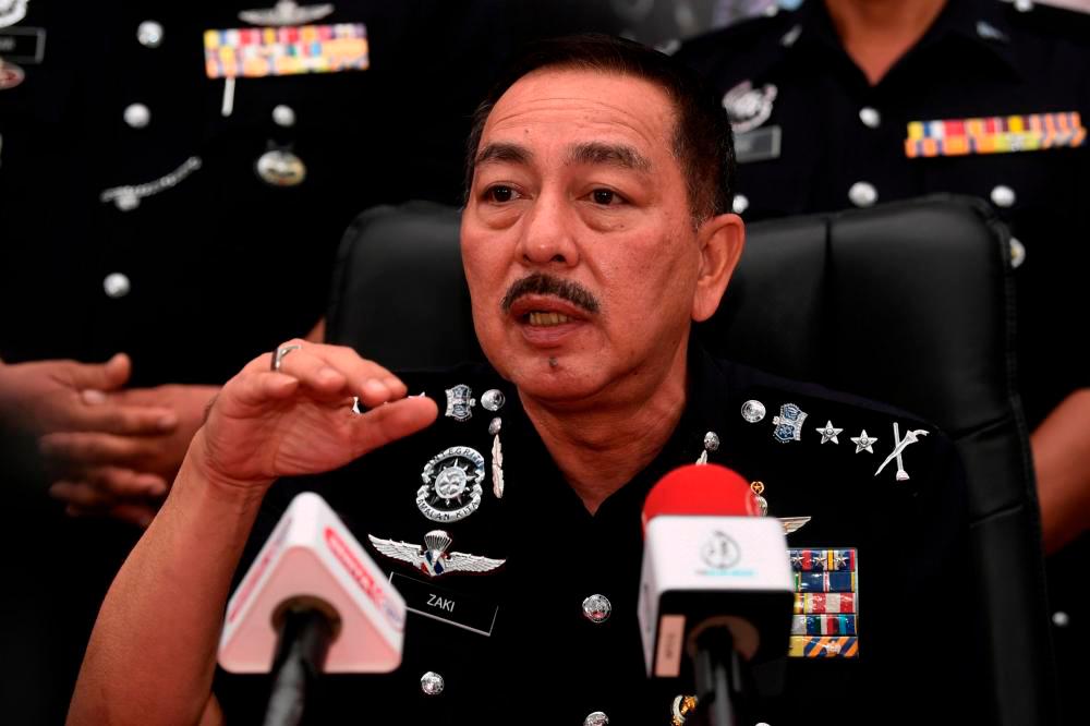 State acting police chief Datuk Muhammad Zaki Harun said of the total, 1,995 cases or 87.8 per cent involved online fraud. BERNAMAPIX