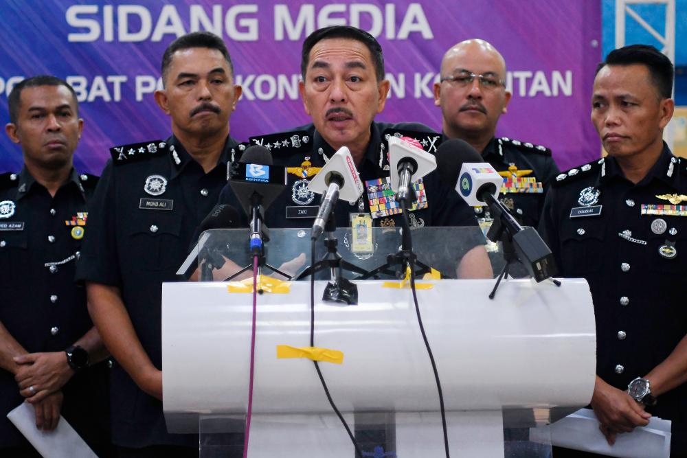 Ketua Polis Kelantan, Datuk Muhamad Zaki Harun. - fotoBERNAMA