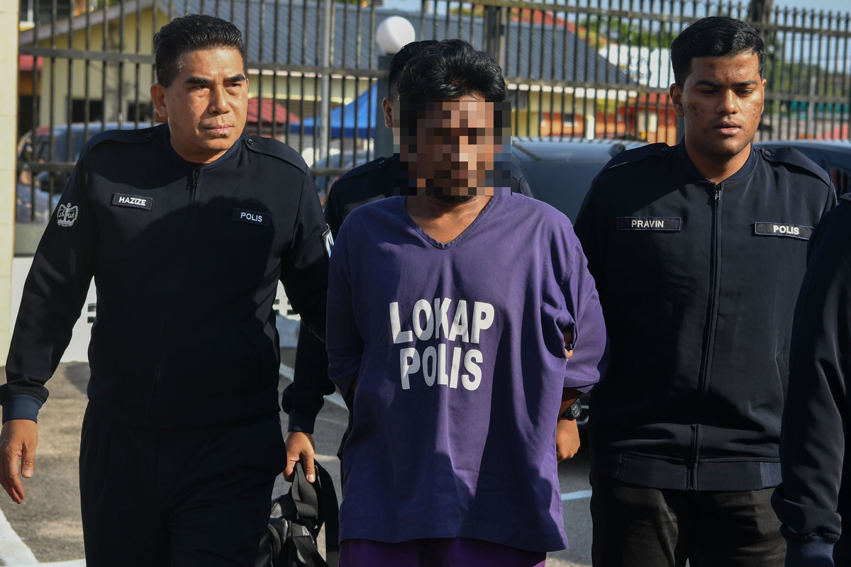 A 39-year-old man has been remanded for seven days to assist in the investigation into the suspected murder of his father using a blunt object at a house in Kampung Baru Kuala Gris, Dabong, in Kuala Krai yesterday. – BERNAMA